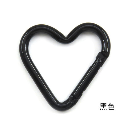 Heart Shape Climbing Carabiner Made Of Durable Aluminum Alloy For Outdoor And Hiking Activities