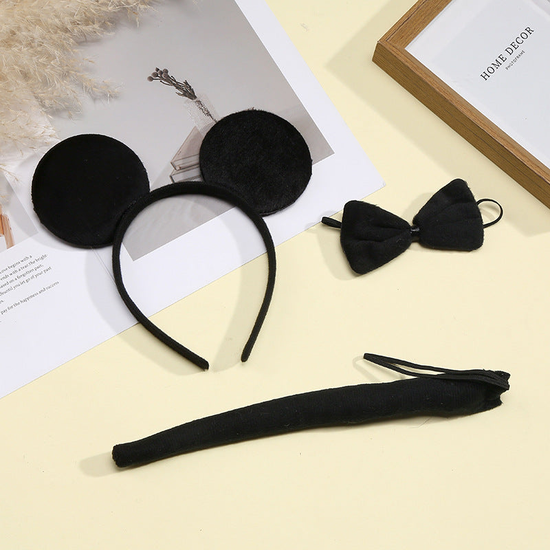 Novelty Solid Color Hair Band For Kids Made With Mixed Materials