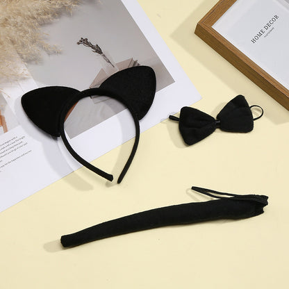 Novelty Solid Color Hair Band For Kids Made With Mixed Materials