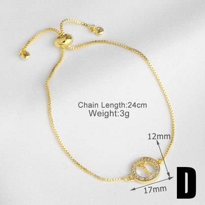 Virgin Mary Bracelet For Unisex Featuring Copper Material With 18K Real Gold Plated And Zircon Inlay On Cable Chain