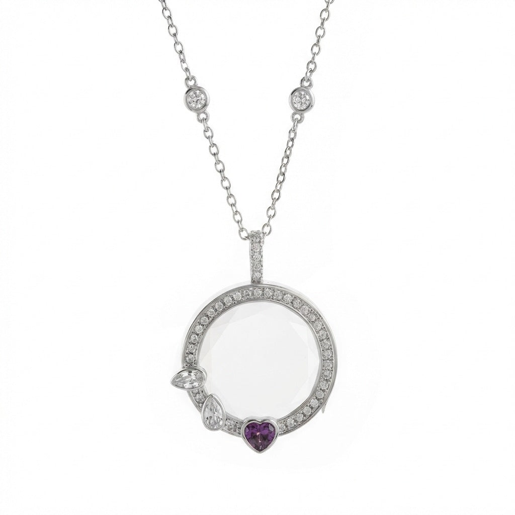 Glass Locket Charms In Colour, Jewelry Accessories Featuring Elegant Design