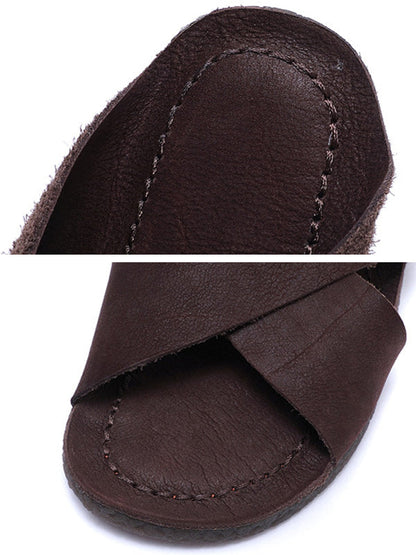 Spring Summer Retro X-shape Slippers