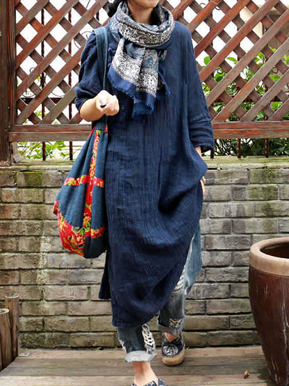 Women Ethnic Spliced 100%Cotton Shawl Scarf