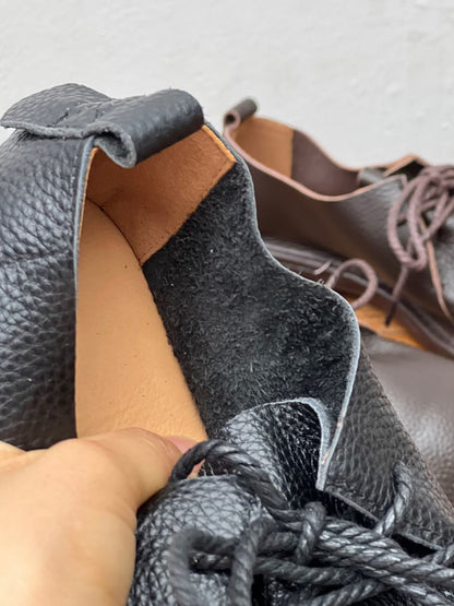 Women Summer Soft Genuine Leather Low Heel Shoes
