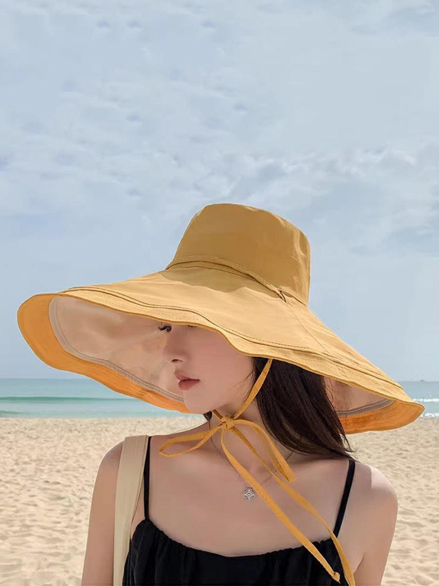 Women Casual Large Brim Sunproof Hat