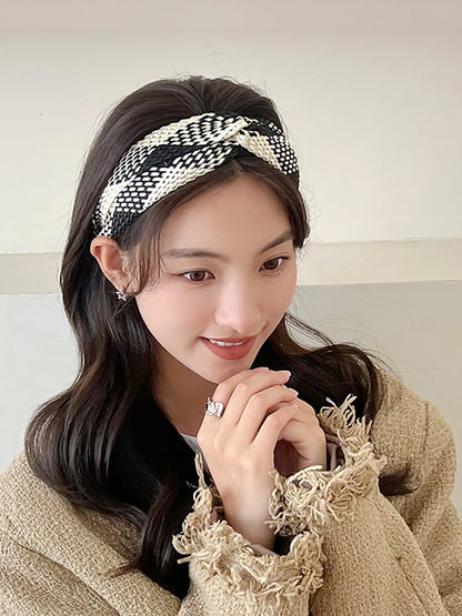 5 Pieces Women Bohemia Colorblock Straw Weave Hair Brand