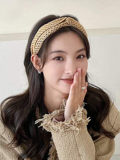 5 Pieces Women Bohemia Colorblock Straw Weave Hair Brand