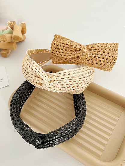 5 Pieces Women Bohemia Colorblock Straw Weave Hair Brand