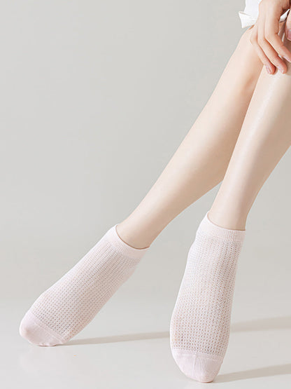 6 Pairs Women Summer Casual Breathable Short Socks