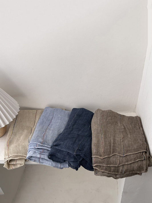 Women Retro Pure Color Soft Shawl Scarf