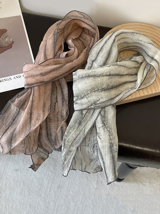 Women Artsy Tie-dye Shawl Scarf