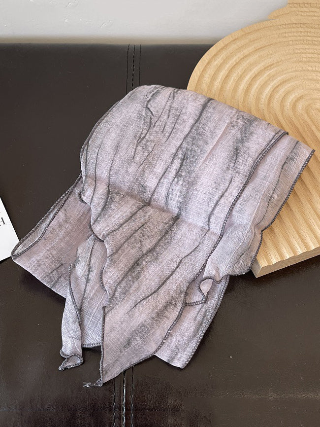 Women Artsy Tie-dye Shawl Scarf