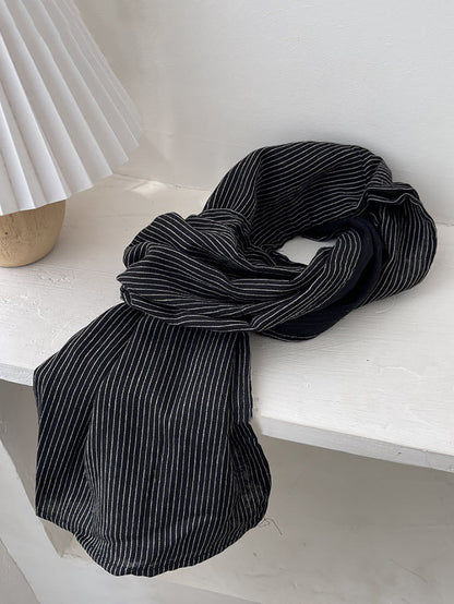 Women Artsy Stripe Summer Shawl Scarf