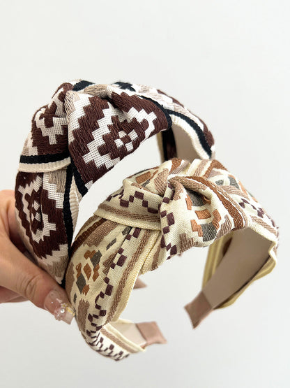 5 Pieces Women Ethnic Knot Wide Hair Brand