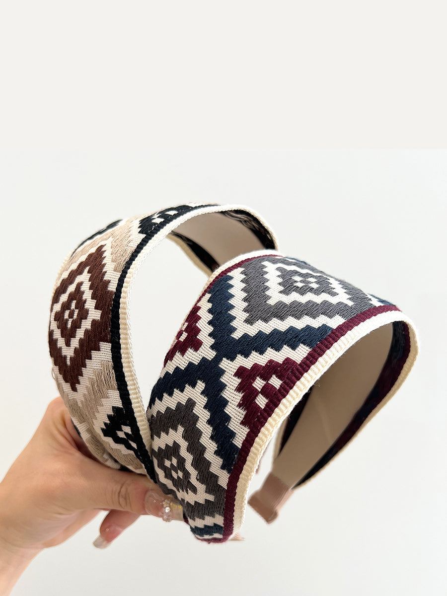 5 Pieces Women Ethnic Knot Wide Hair Brand