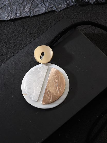 Women Casual Colorblock Shell Necklace