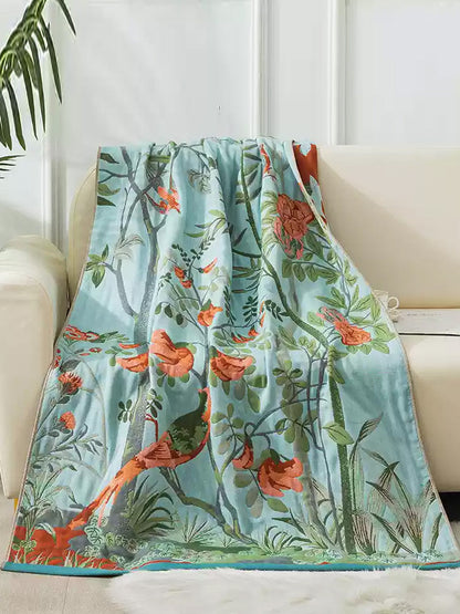 100%Cotton Adult Flower Bath Towel