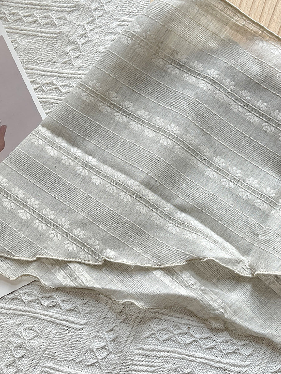 Women Summer Vintage Floral Triangle Scarf