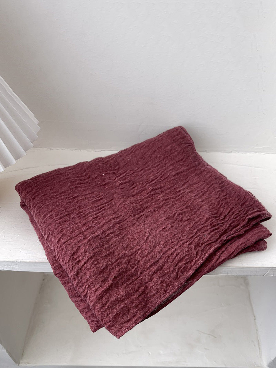 Women Artsy Pure Color Shawl Scarf