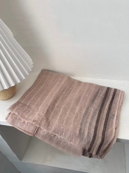 Women Summer Worn Pure Color Shawl Scarf