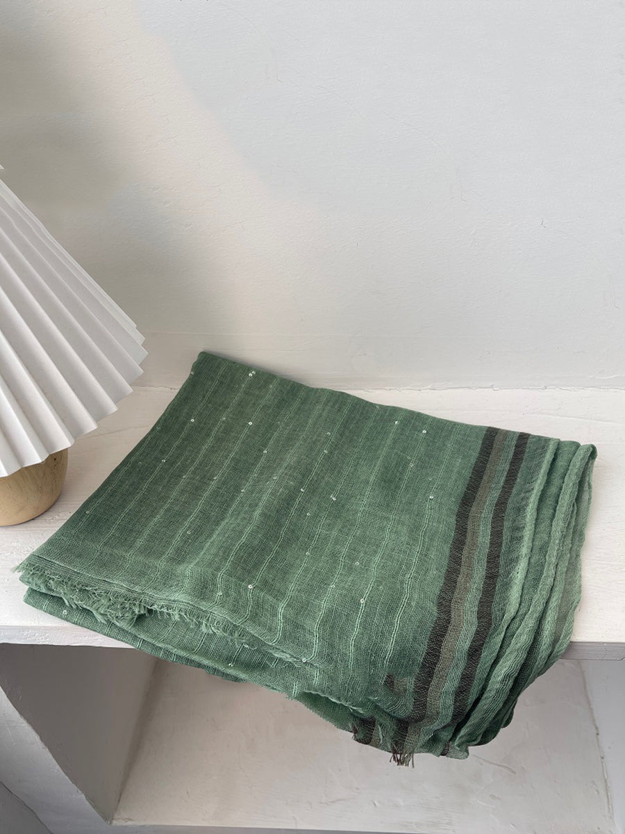 Women Summer Worn Pure Color Shawl Scarf