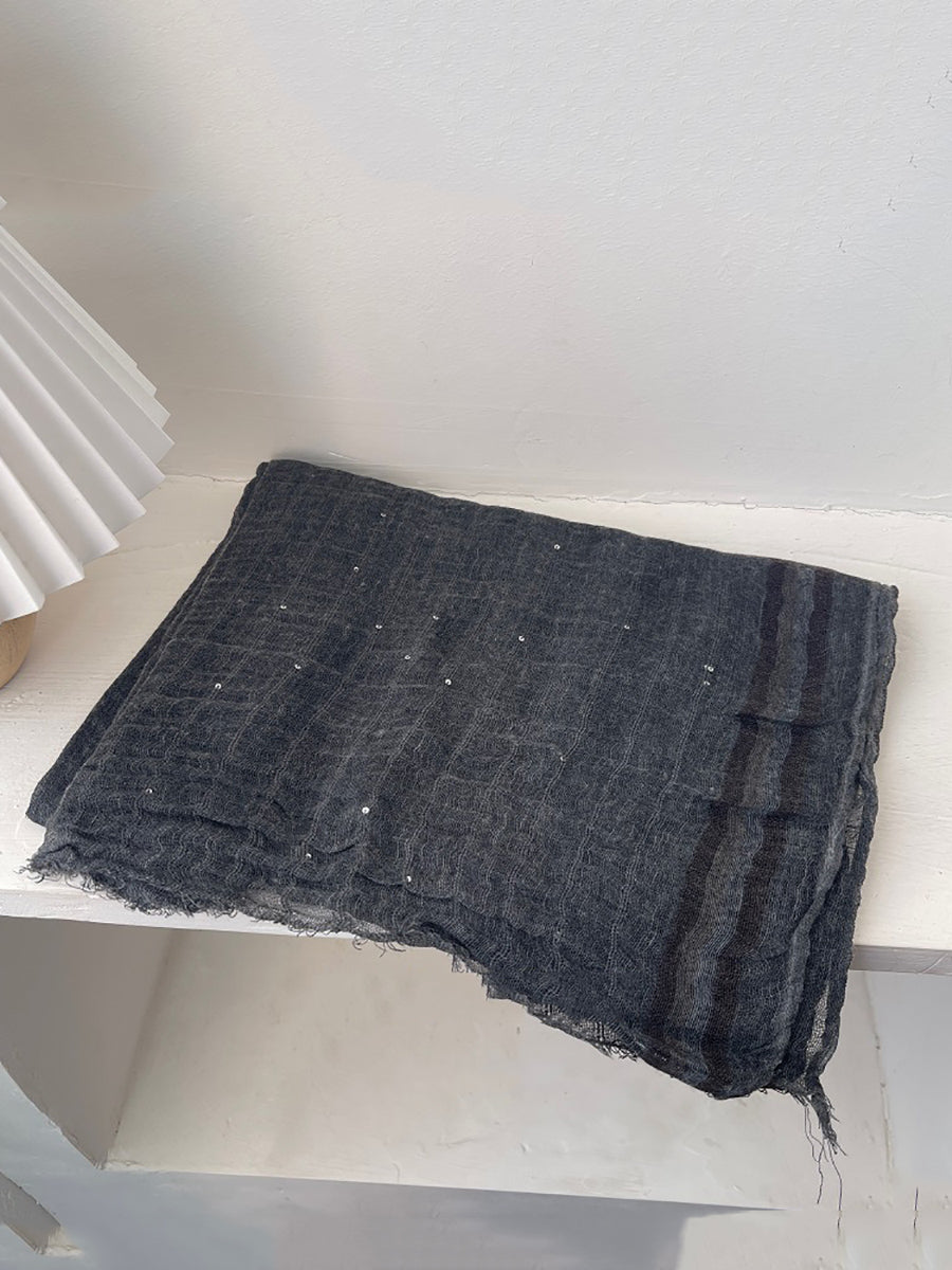 Women Summer Worn Pure Color Shawl Scarf