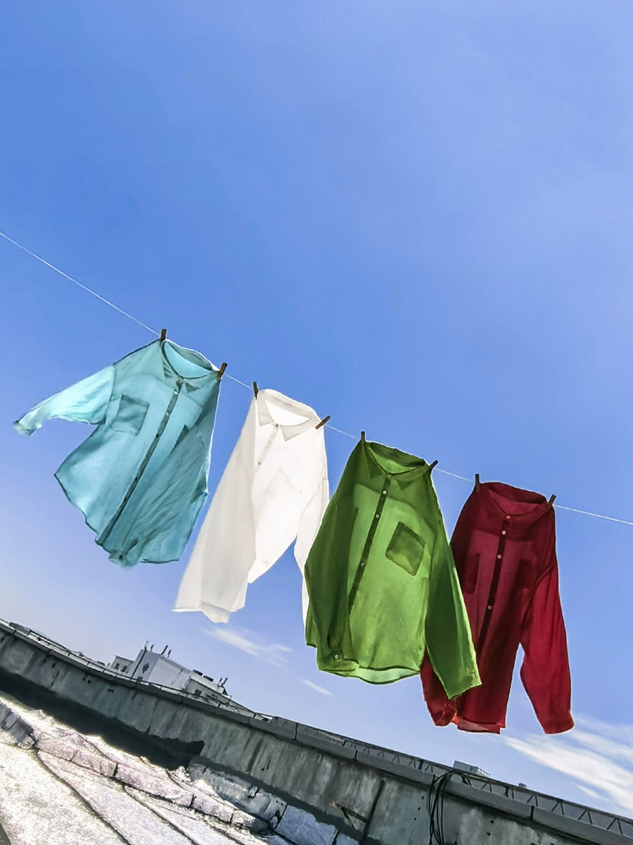 Women Summer Pure Color 100%Ramie Turn-down Collar Shirt