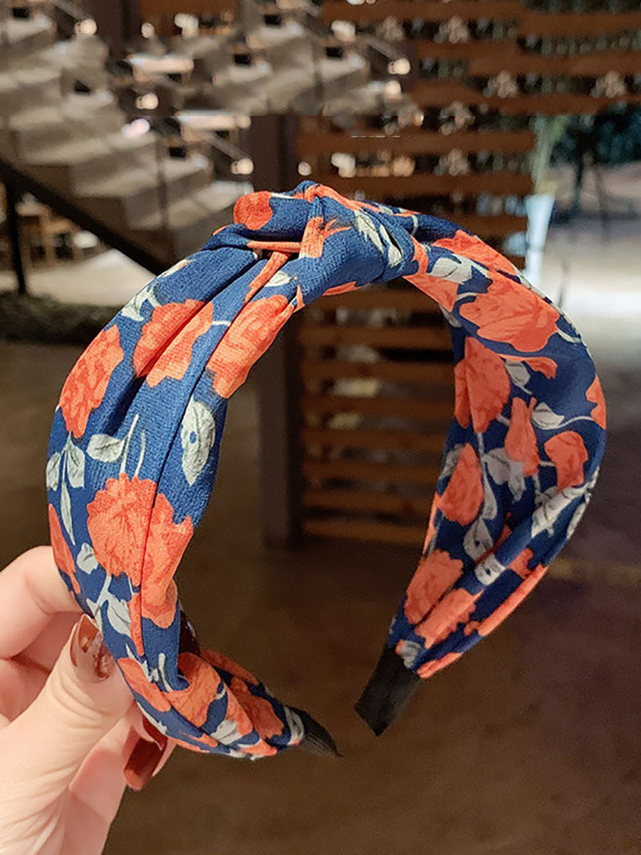 5 Pairs Women Artsy Flower Knot Hair Brand