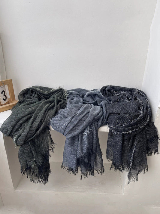 Women Summer Vintage Thin Shawl Scarf