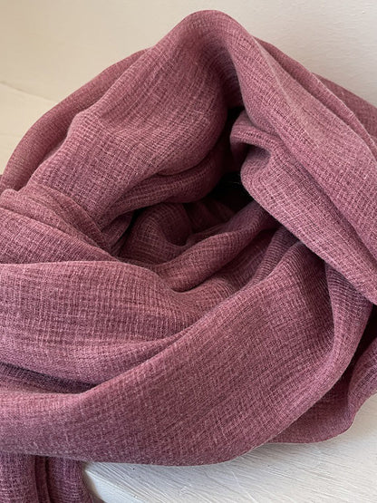Women Retro Summer Cotton Tassel Shawl Scarf
