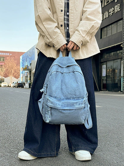 Women Retro Large Capacity Canvas Shoulder Bag