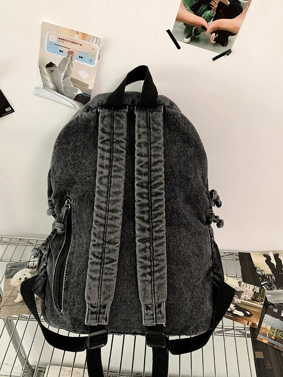 Women Retro Large Capacity Canvas Shoulder Bag