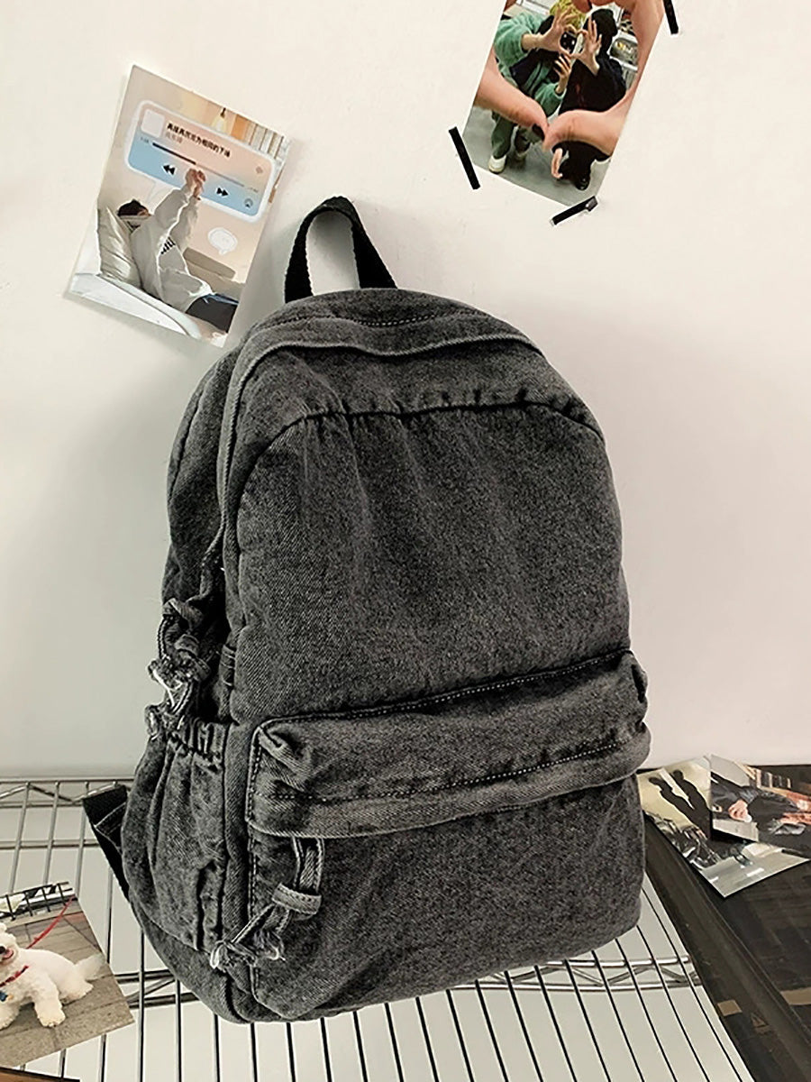 Women Retro Large Capacity Canvas Shoulder Bag