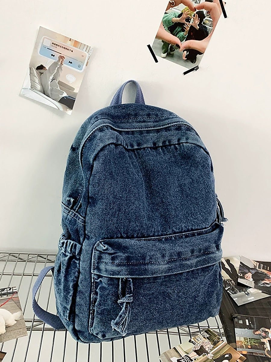 Women Retro Large Capacity Canvas Shoulder Bag