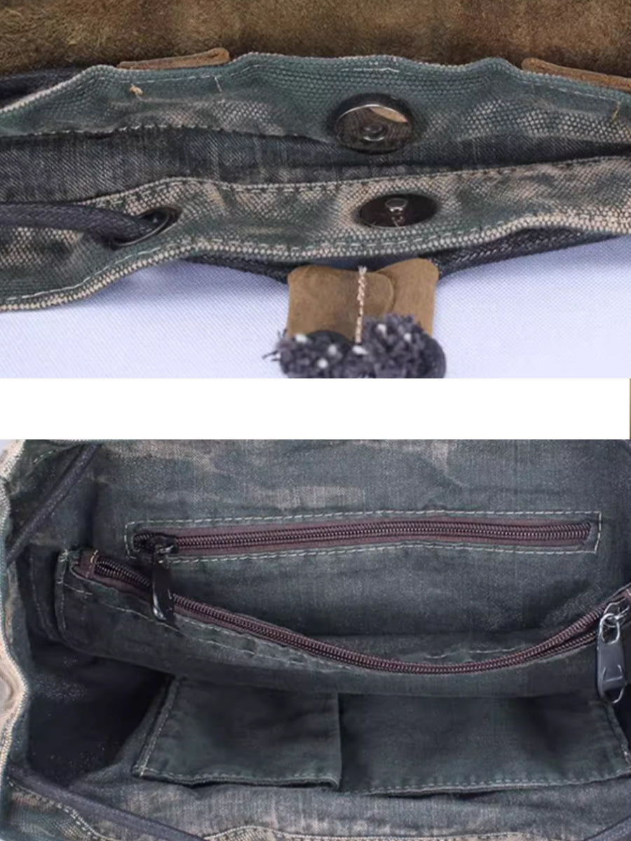 Vintage Tie-dye Large Capacity Travel Backpack