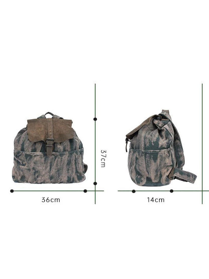 Vintage Tie-dye Large Capacity Travel Backpack