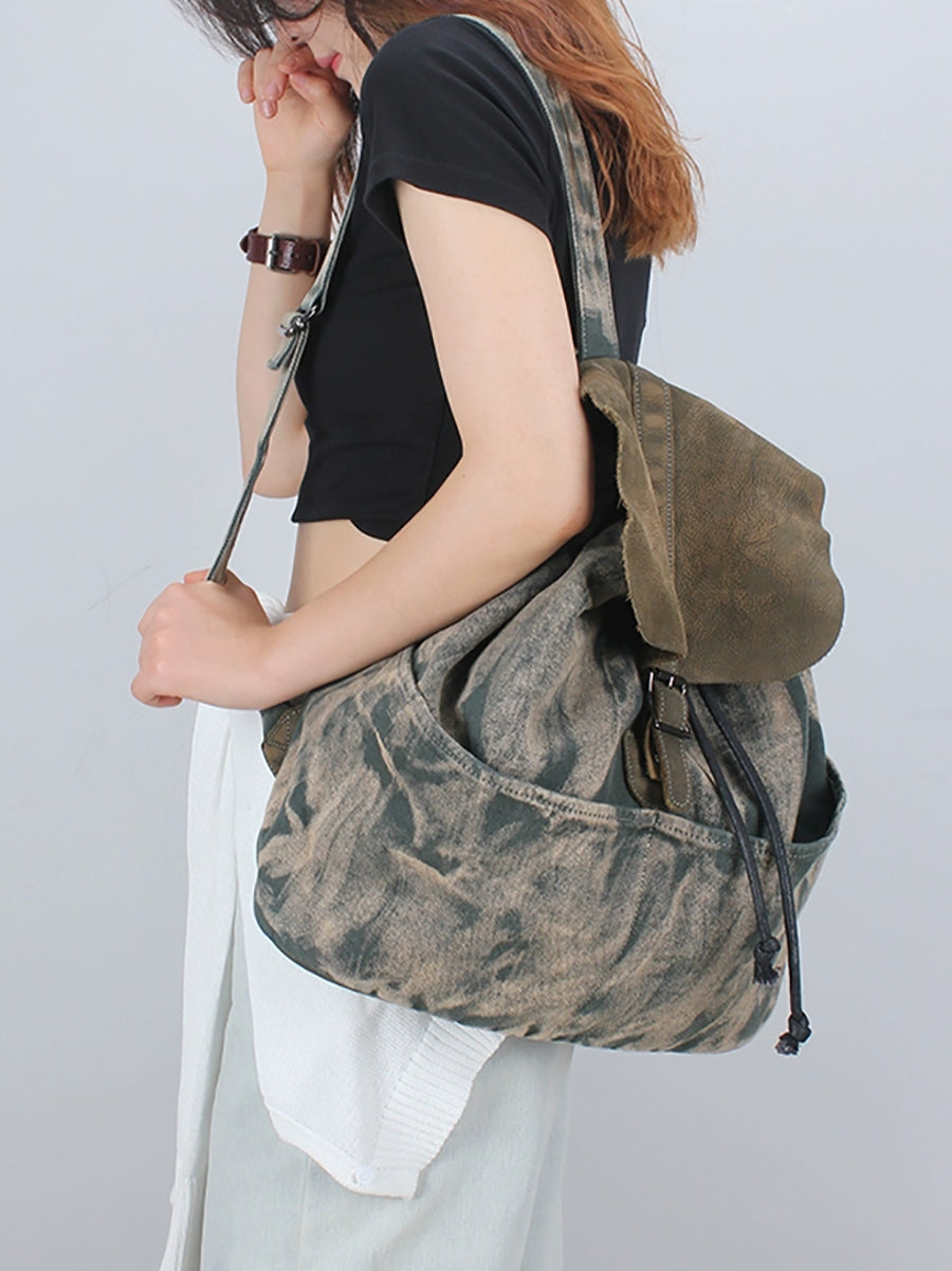 Vintage Tie-dye Large Capacity Travel Backpack