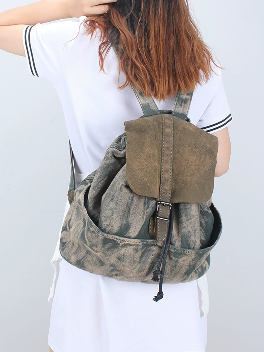 Vintage Tie-dye Large Capacity Travel Backpack