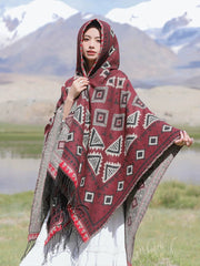 Wine Red Triangle