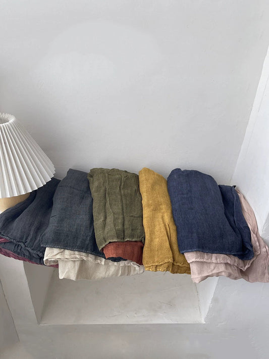 Women Vintage Colorblock Shawl Scarf