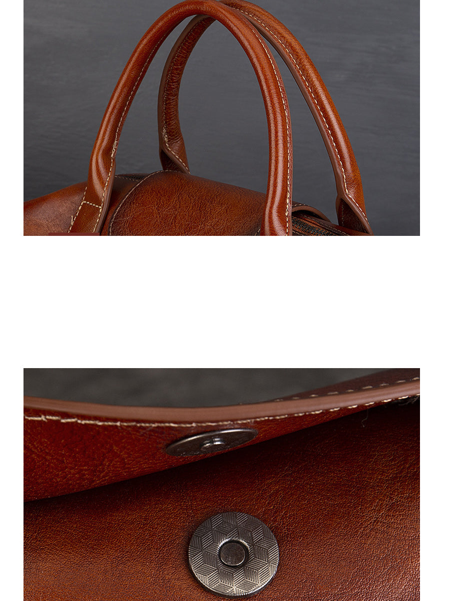 Women Vintage Genuine Leather Tote Bag Crossbag