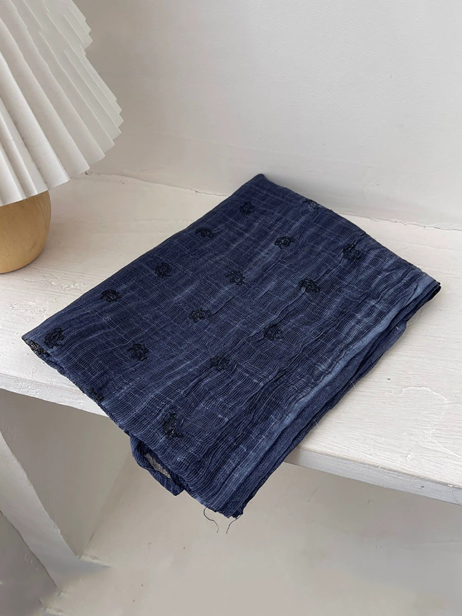 Women Vintage Floral Shawl Scarf