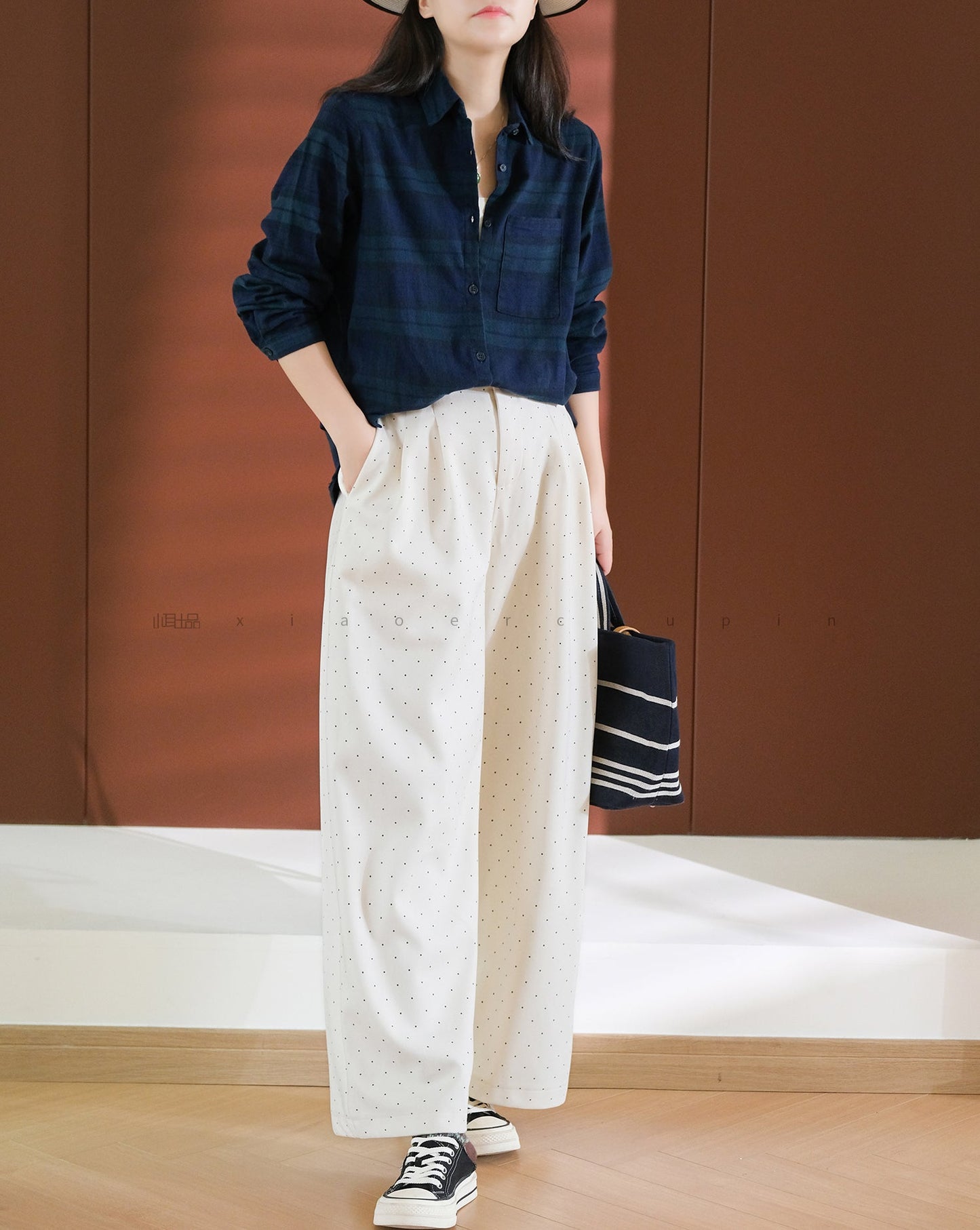 Women Autumn Genuine Leather Spliced Strap Flat Shoes