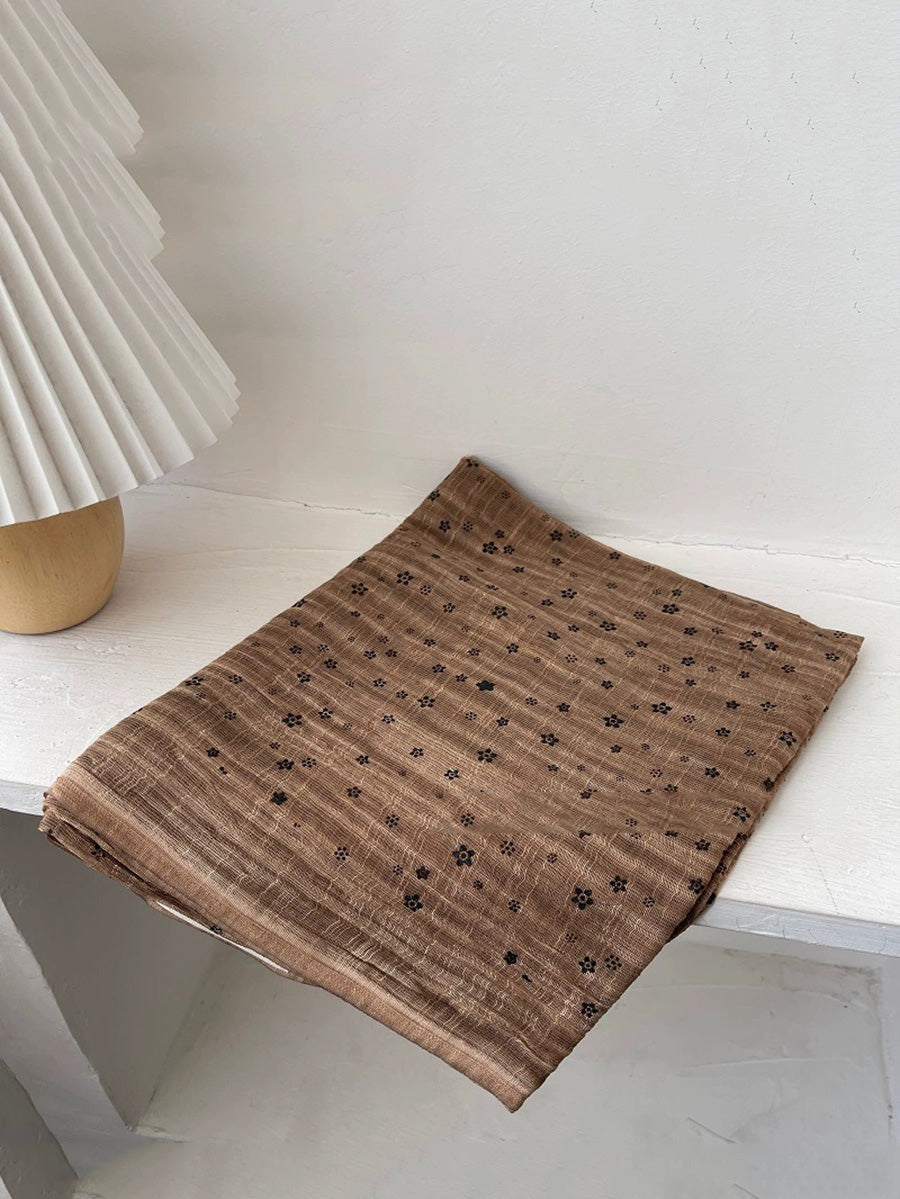 Women Artsy Floral Shawl Scarf