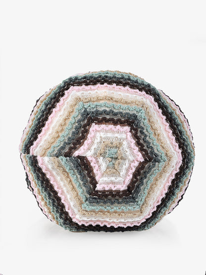 Women Artsy Colorblock Stripe Knitted Hat