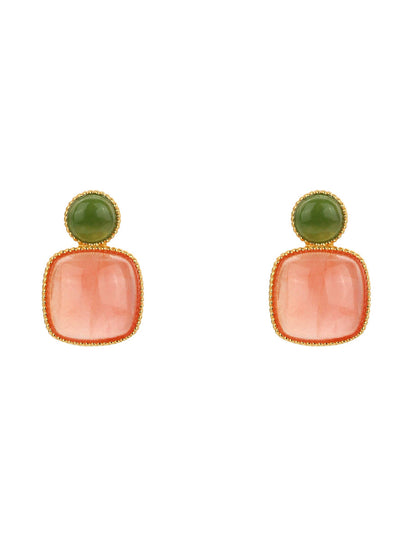 Women Artsy S925Silver Agate Earrings