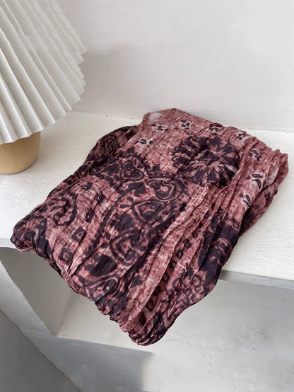 Women Ethnic Tie-dye Shawl Scarf