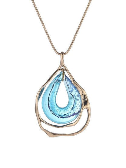 Women Fashion Alloy Geometric Necklace