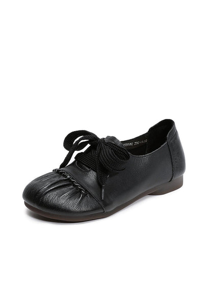 Women Summer Soft Leather Strap Low Heel Shoes