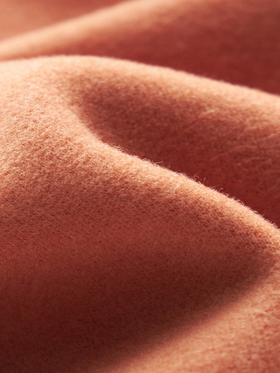 Women Autumn Warm Pure Color High Waist Leggings